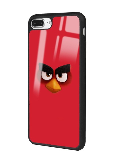 Apple Uyumlu iPhone 7 Plus - 8 Plus Red Tasarımlı Glossy Telefon Kılıfı Çok Renkli