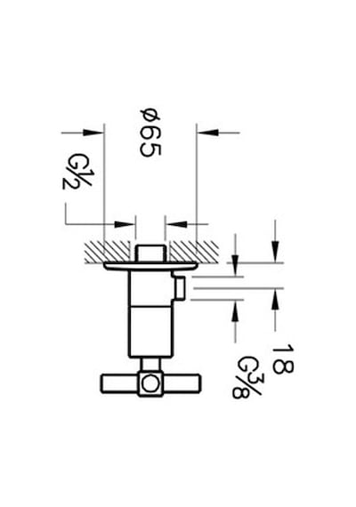 Artema A41551 Juno Ara Musluk Krom