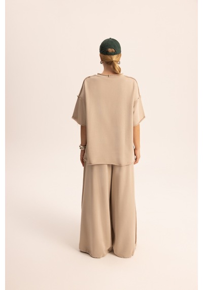 Mai Studios Co. Flex Kemik Oversize T-shirt Eşofman Takım Kemik