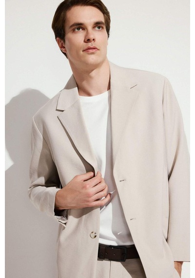 Defacto Oversıze Blazer Bej Ceket H7041ax26smbg766 Bej-bg766