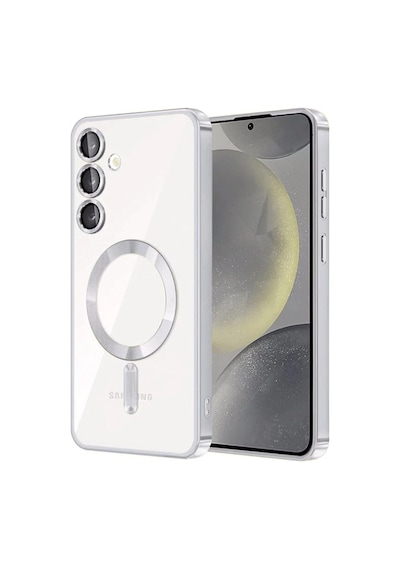 Samsung Galaxy Uyumlu A55 5g Kross Magneticsafe Kapak - Gümüş Bz8683140881580