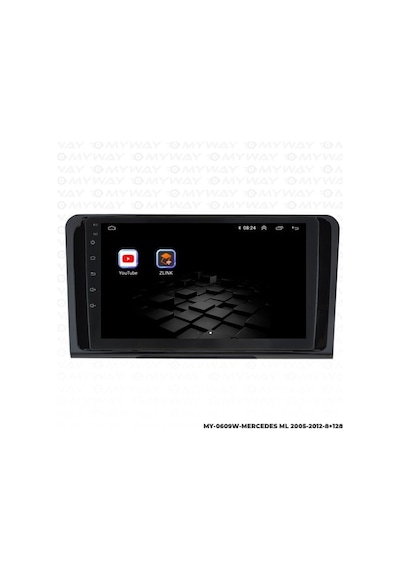 Myway Mercedes Ml Android Multimedya Carplay Navigasyon Ekran - 8gb Ram+128 Gb Hdd - Myway