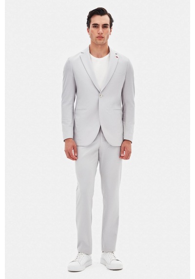 Twn Slim Fit Gri Düz Takim Elbise 4ec05e301545m 301