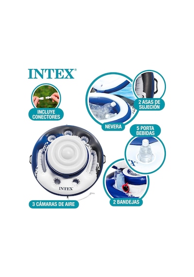 Intex 56822 Havuz Tipi Soğutma Kutusu 89 Cm Çok Renkli