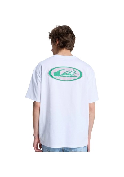 Quiksilver Fractured Erkek Tişört BEYAZ