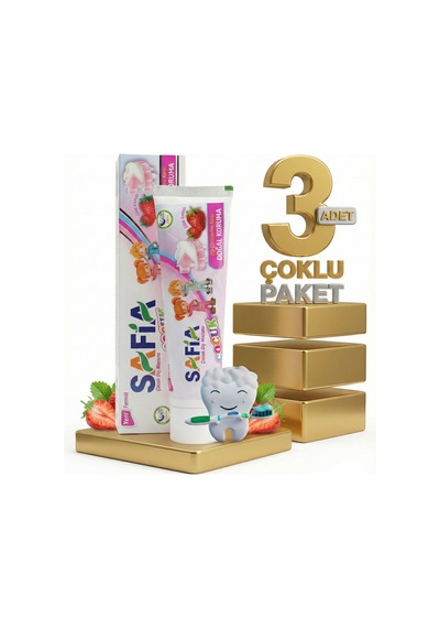 Safia Çocuk Diş Macunu 3x60 Ml