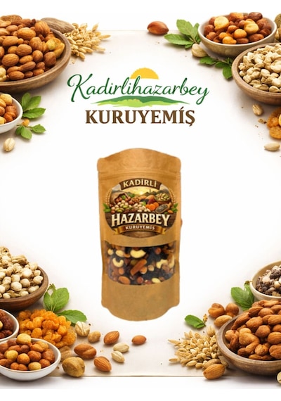 Kadirlihazarbey Atom Çiğ Karışık Kuruyemiş 100 G