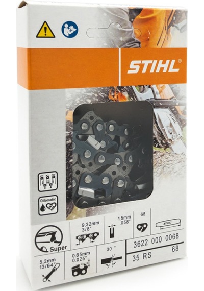 Stihl Kutu Köşeli Zincir 1.5mm 3/8 Rsc - 34 Diş