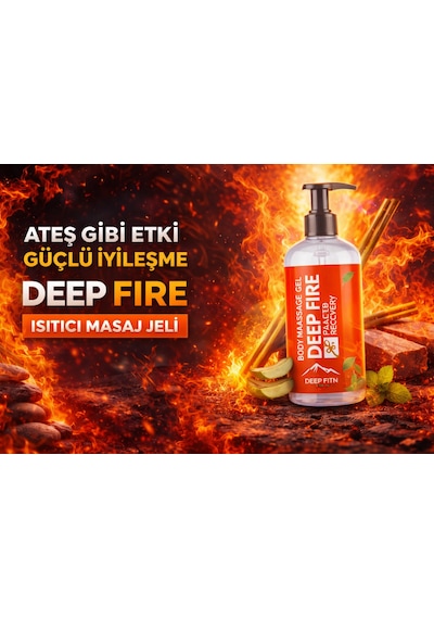 Deep Etkili Isıtıcı Masaj Jeli 100 Ml Kas Ve Eklem Rahatlatıcı Jel İkili