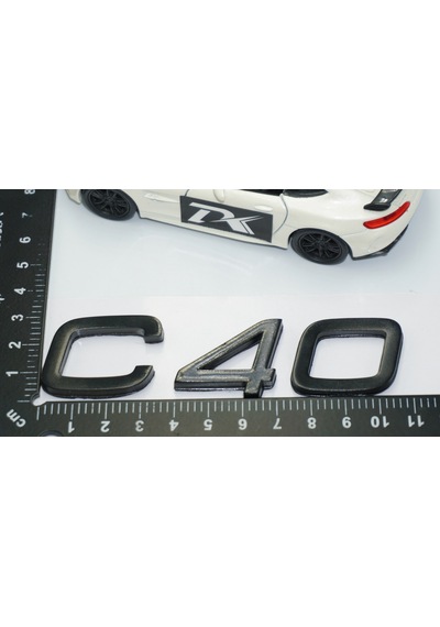 Dk Tuning C40 Siyah Abs 3m 3d Bagaj Yazı Logo Volvo İle Uyumlu