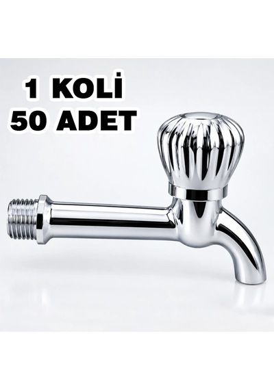 Uzun Musluk Aç-kapa 50 Adet Çok Renkli