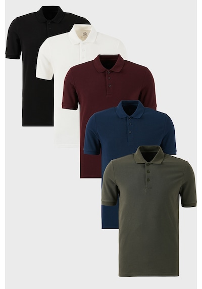 Buratti Erkek T Shirt 5902127s5 Siyah-beyaz-haki-vişne-indigo Haki - İndigo