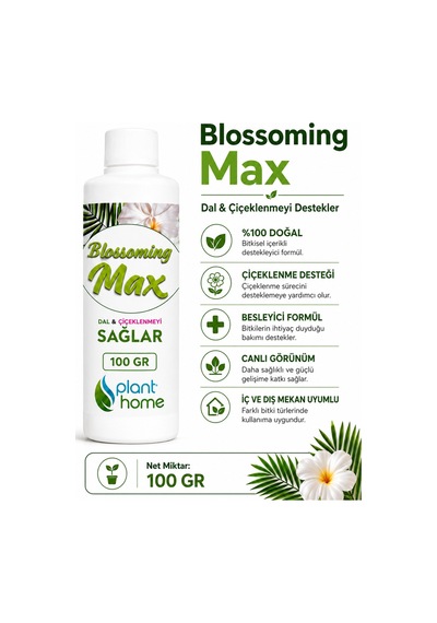 Sıvı Bitki Besini Seti ByKurt Doğal İçerikli Power Mix ve Blooming Max Çiçeklenme Kök Gelişimi Destekleyici Bitki Vitamini -