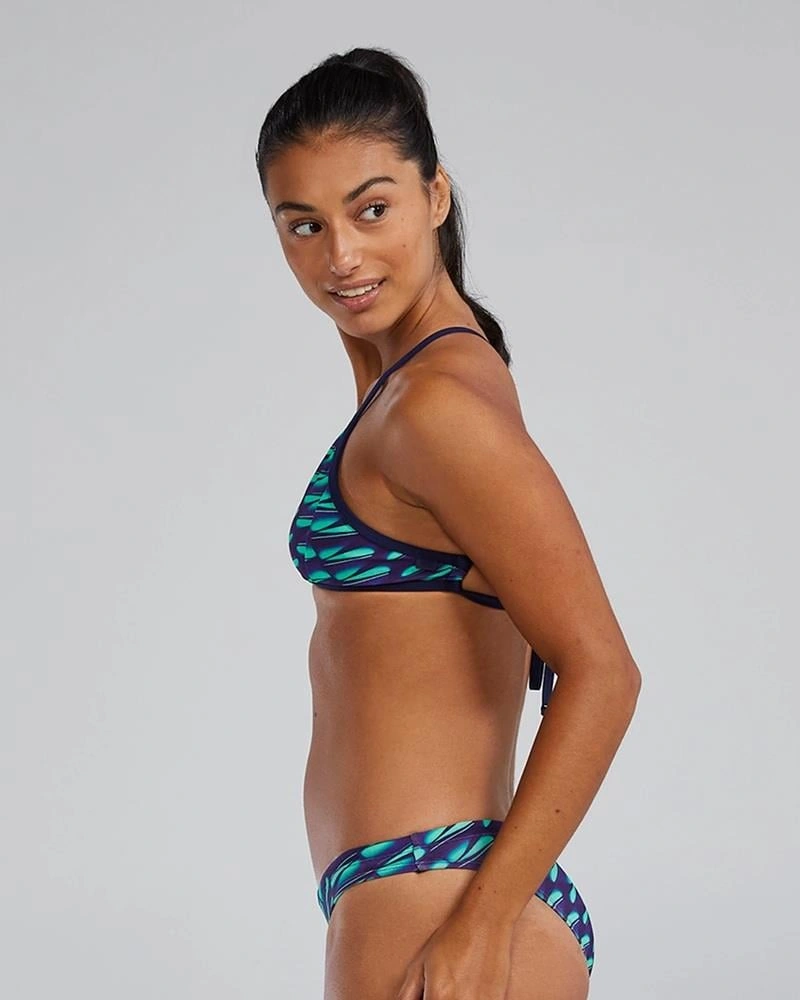 Tyr Durafast Elite Kadın Tieback Top Bikini - Dragonflyte Yeşil