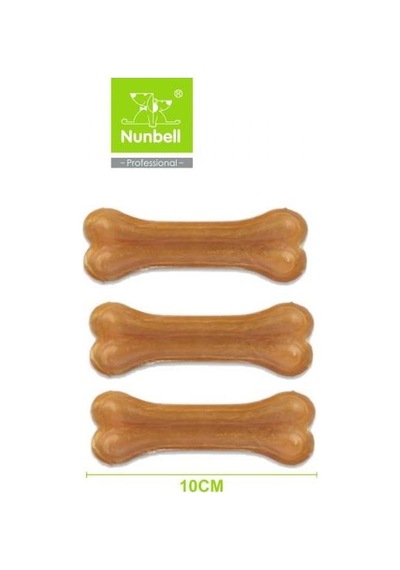 Nunbell Natural Pres Kemik 10cm 3'lü
