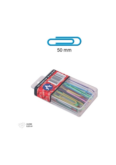 Ark Pvc Kaplı Renkli Ataç 50 Mm, 20 Gr 2 Adet