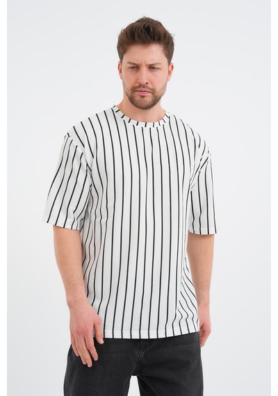 Redline Shift Erkek Oversize Tişört Beyaz