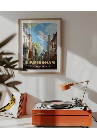 Çerçevesiz Poster Birmingham'ın Sakin Sokakları