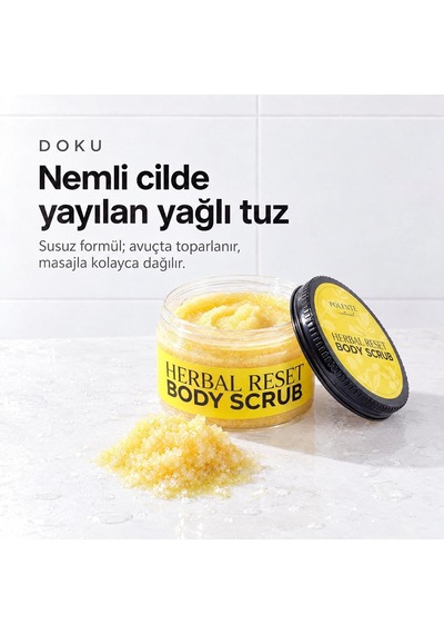 Herbal Reset Body Scrub, Botanik Tuz Vücut Peelingi, 250 Ml