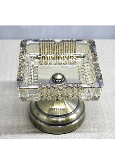 Metal Ayaklı Cam Küllük Alk4878