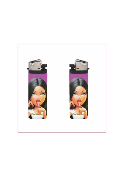 Çakmak Bratz Fire Full Baskılı Gazlı Çakmak Çok Renkli