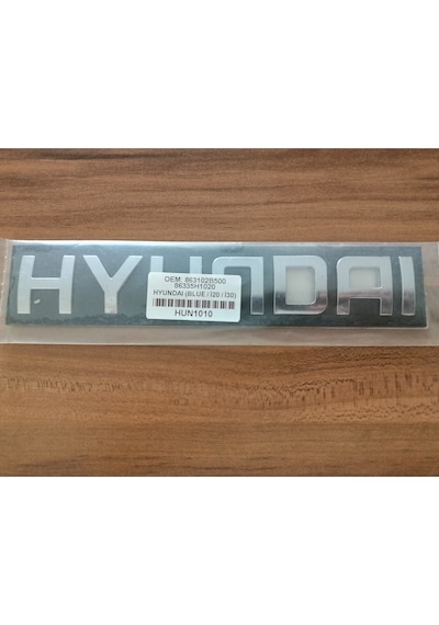 Hyundai Bagaj Yazısı I20 - I30 Hyundai Bagaj Yazısı