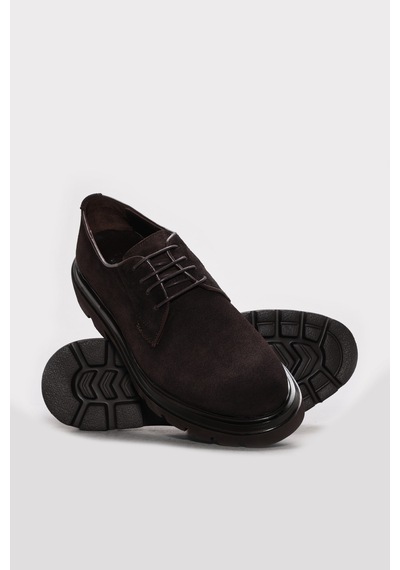 Fast Step Hakiki Deri Erkek Casual Ayakkabı 274ma2762 Kahverengi