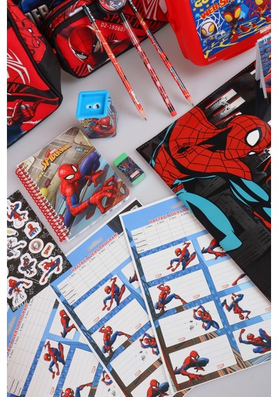 X Dekomus Lisanslı Spiderman Gamevers Collection Kırtasiye Seti & Okul,kalem Ve Termoslu Beslenme Çantası,beslenme Kabı,matara Seti 165-Koyu Yeşil