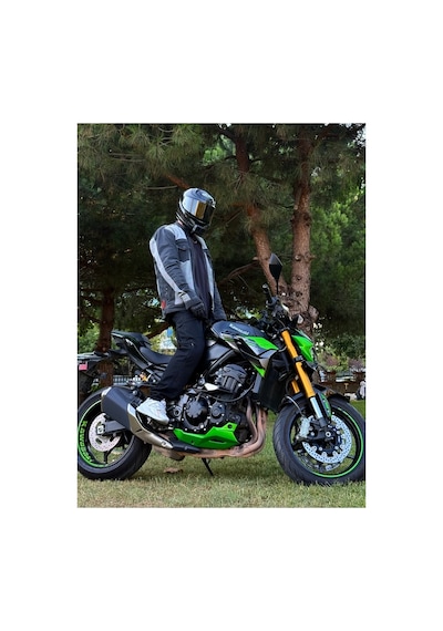 Tech90 Siyah  Korumalı Motosiklet Pantolonu