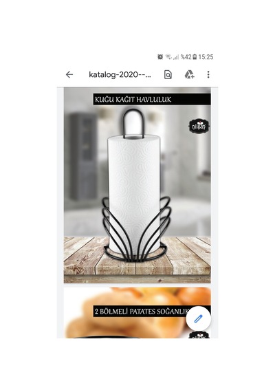 Nilşah Kuğu Metal Kağıt Havluluk Siyah