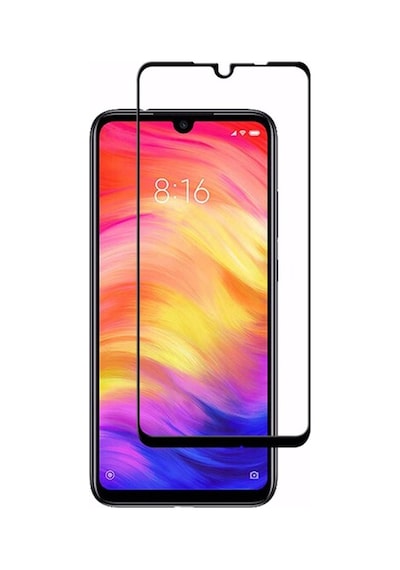 Xiaomi Redmi Note 7 Siyah 5D Tam Kaplayan Ekran Koruyucu Cam