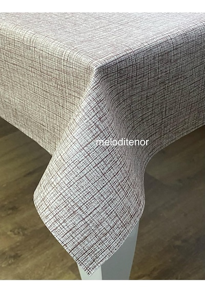 Tr Elyaf Astarlı Kırçıllı Kumaş Görünümlü Desen Kaymaz Pvc Muşamba Masa Örtüsü Kahverengi 100 X 140 Diğer Tr Elyaf Astarlı Kırçıllı Kumaş Görünümlü Desen Kaymaz Pvc Muşamba Masa Örtüsü Kahverengi 100 X 140 Diğer