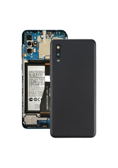 Samsung A02 Uyumlu Arka Pil Batarya Kapağı Sm-a022f - Siyah