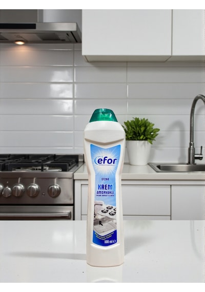 Krem Temizleyici Amonyaklı 3 Adet 500 Ml Toplam 1.5 Litre Yüzey Temizlik Kremi Temizlik Seti