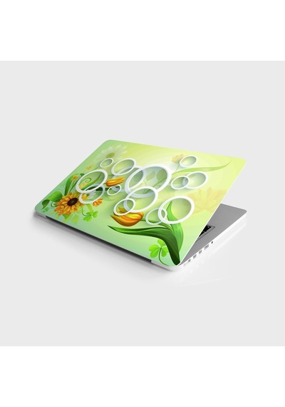 Laptop Sticker Bilgisayar Notebook Pc Kaplama Etiketi Yuvarlak La
