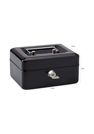 Mühlen Cash Box Cb150 Mini Boy Taşınabilir Para Kutusu (Siyah Ren