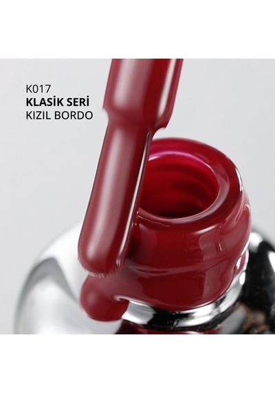 Kalıcı Oje K017, Kızıl Bordo, 10 Ml Diğer