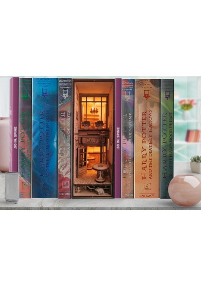 Book Nook Cafe Kitap Tutucu Dıy Kendin Yap