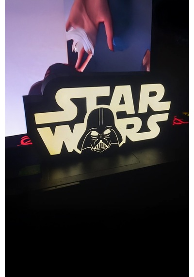 Star Wars Temalı Dekoratif Led Aydınlatma Çok Renkli