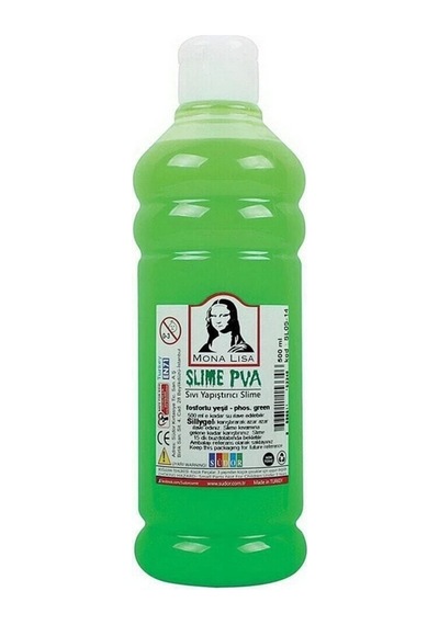 Mona Lisa Slime Slaym Sıvı Yapıştırıcı Fosforlu Yeşil 500ml