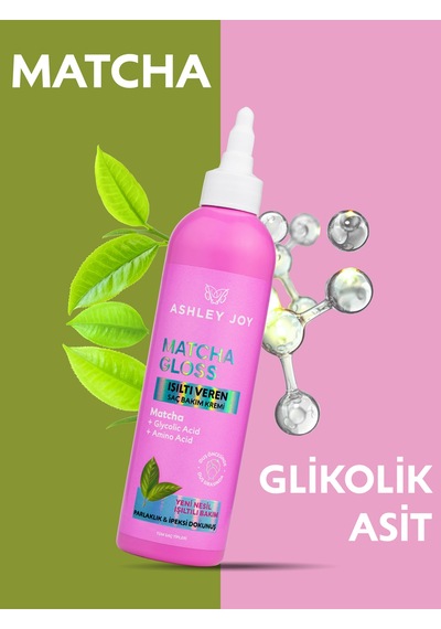 Matcha Gloss Glikolik Asit İçeren Işıltı Ve Parlaklık Veren Saç Bakım Kremi