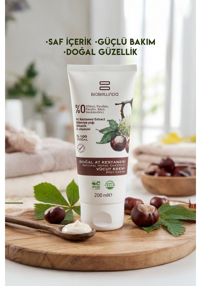 Doğal At Kestanesi Vücut Kremi 200 Ml 2'li Set