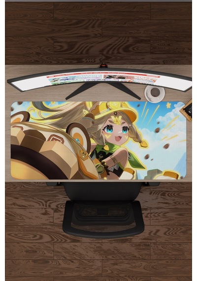 Kachina Genshin Impact Anime Oyuncu V3 - 90x40 Xxl Gaming Mouse Pad Fare Altlığı