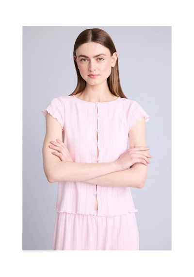 Defacto Regular Fıt Kısa Kollu 2li Takım H5915ax26smpn186 Pembe-pn186