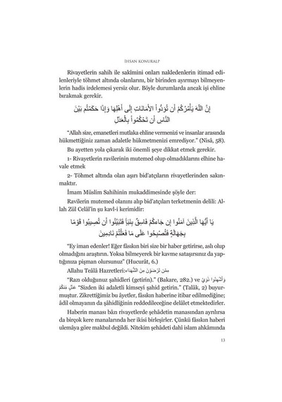 Hadis Deryasından Bir Katre- Mercan Kitap