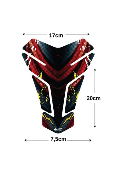 Grippatch Universal Renkli Tank Pad Gc-01-1 Çok Renkli