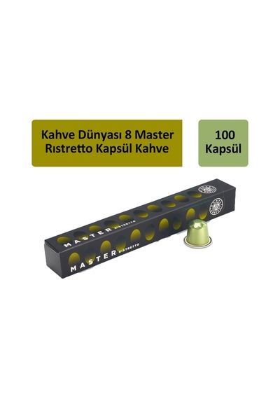 Kahve Dünyası 8 Master Rıstretto Kapsül Kahve 10 x 10'lu