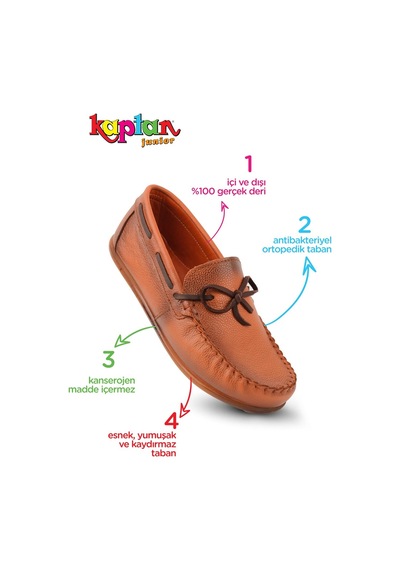 Kaptan Junior Erkek Çocuk Klasik Ayakkabı Gmncr 505 001