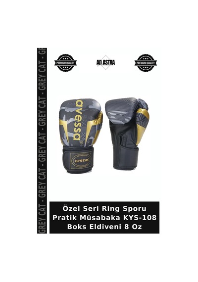 Özel Seri Ring Sporu Pratik Müsabaka Kys-108 Boks Eldiveni 8 Oz Çok Renkli