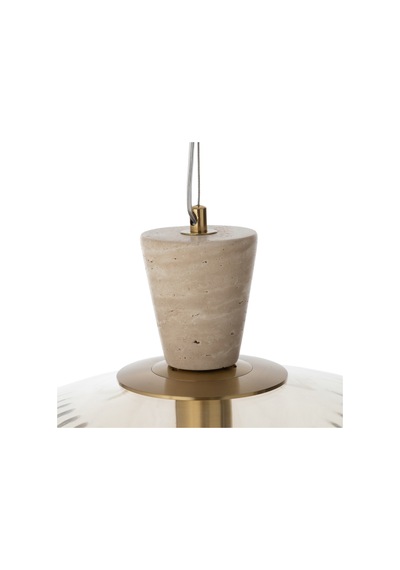 Mudo Home Solın Tekli Sarkıt Avize 40x40x80 Cm Krem